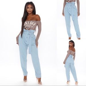 Fashion Nova Minding My Business Balloon Leg Jeans Size 1